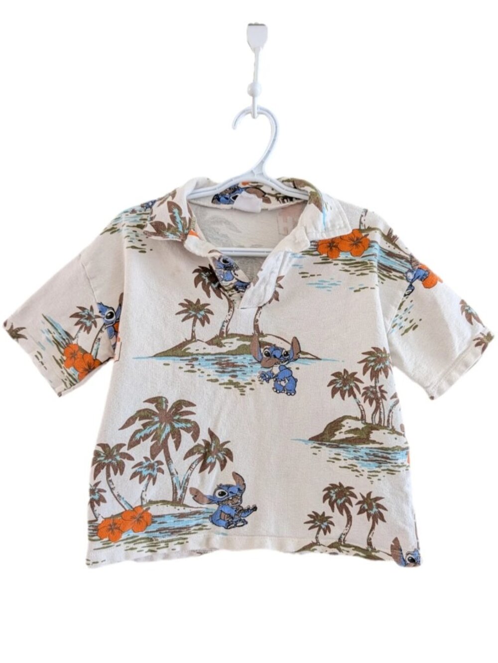 ZARA‎ Stitch Tropical Vacation T-Shirt Toddler Tee 4T
